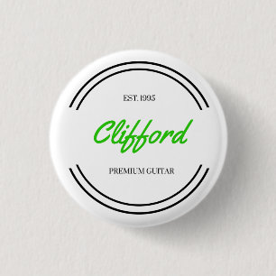 Chapa Redonda De 2,5 Cm "Clifford "