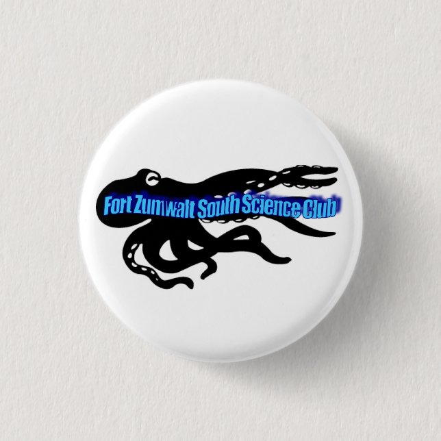 Chapa Redonda De 2,5 Cm ¡Club de la ciencia! (Anverso)