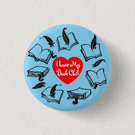 Chapa Redonda De 2,5 Cm Club del Libro