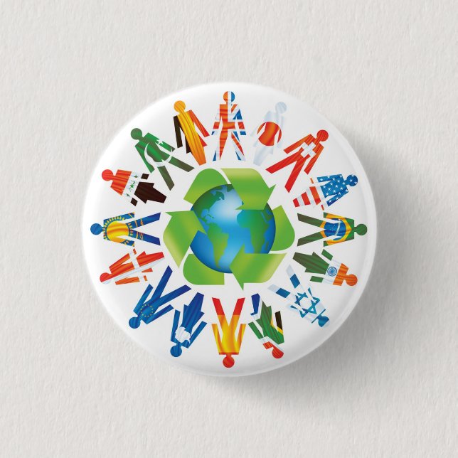 Chapa Redonda De 2,5 Cm Coexista (Anverso)