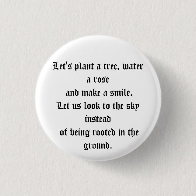 Chapa Redonda De 2,5 Cm Coexistencia (Anverso)