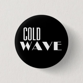 Chapa Redonda De 2,5 Cm Cold Wave Button
