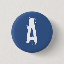 Chapa Redonda De 2,5 Cm Colectivo alfabético "A" (#2)