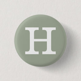 Chapa Redonda De 2,5 Cm Colectivo alfabético "H" (#8)