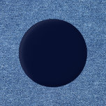 Chapa Redonda De 2,5 Cm Color sólido azul de la marina de medianoche<br><div class="desc">Color sólido azul de la marina de medianoche</div>