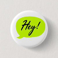 Comic Style Speech Bubble Green Hey