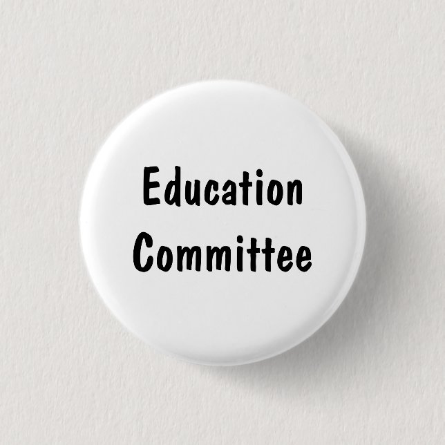 Chapa Redonda De 2,5 Cm Comité de Educación (Anverso)