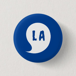 Chapa Redonda De 2,5 Cm comma-la Kamala Harris Halloween para presidente 2