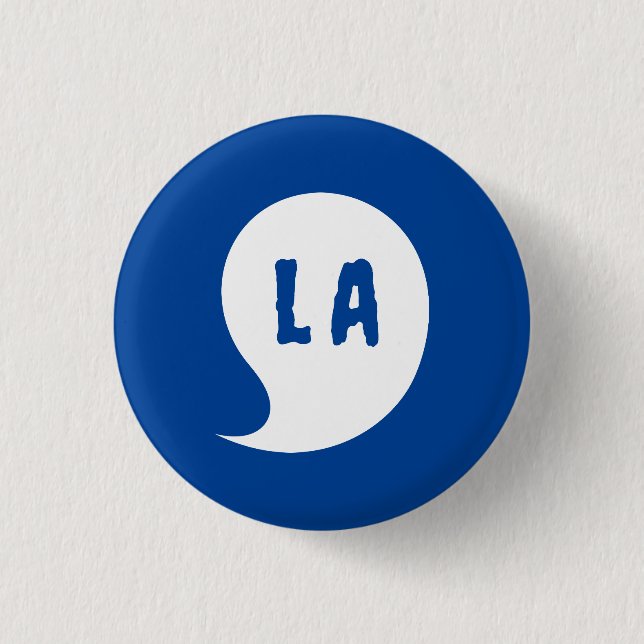 Chapa Redonda De 2,5 Cm comma-la Kamala Harris Halloween para presidente 2 (Anverso)