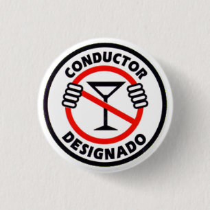 Chapa Redonda De 2,5 Cm Conductor Designado