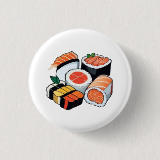Chapa Redonda De 2,5 Cm Conjunto de sushi