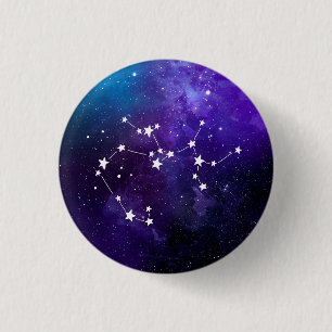 Chapa Redonda De 2,5 Cm Constelación sagérica zodiac
