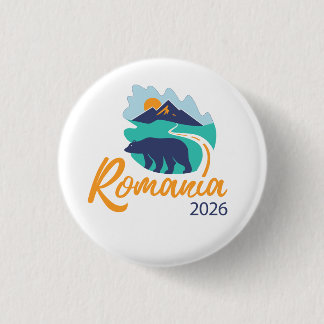 Chapa Redonda De 2,5 Cm Convención Internacional de Bucarest Rumania 2026