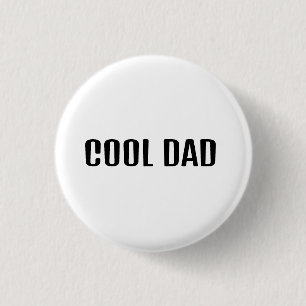 Chapa Redonda De 2,5 Cm Cool Dad