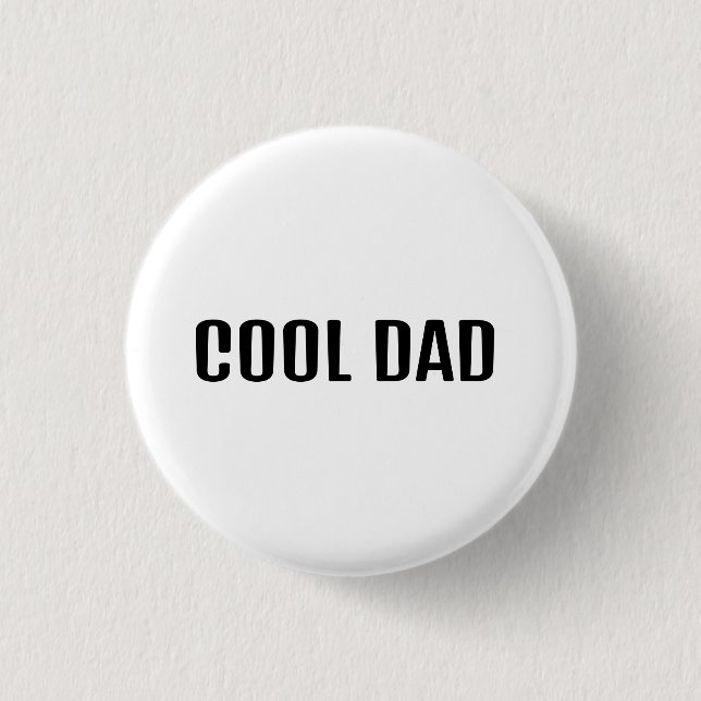Chapa Redonda De 2,5 Cm Cool Dad (Anverso)