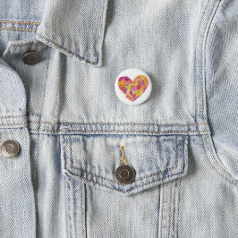 Chapa Redonda De 2,5 Cm Corazón lleno