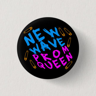 Chapa Redonda De 2,5 Cm Corey Tiger 80 Vintage New Wave Prom Reina