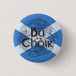 Chapa Redonda De 2,5 Cm Coro Saltire de los BU