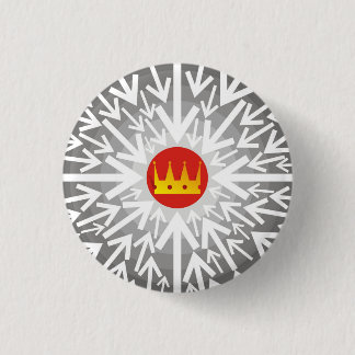 Chapa Redonda De 2,5 Cm Corona dorada