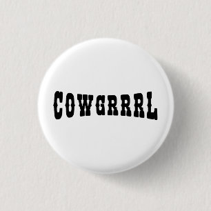 CHAPA REDONDA DE 2,5 CM COWGRRRL
