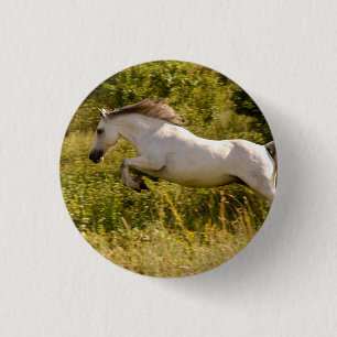 Chapa Redonda De 2,5 Cm Crea tu propia foto de caballo ecuestre personaliz