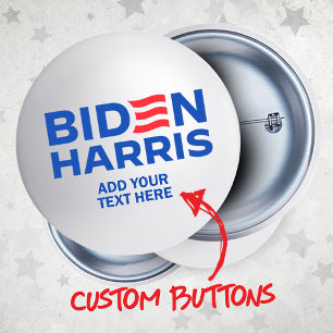 Chapa Redonda De 2,5 Cm Crea tu propio Biden Harris 2024