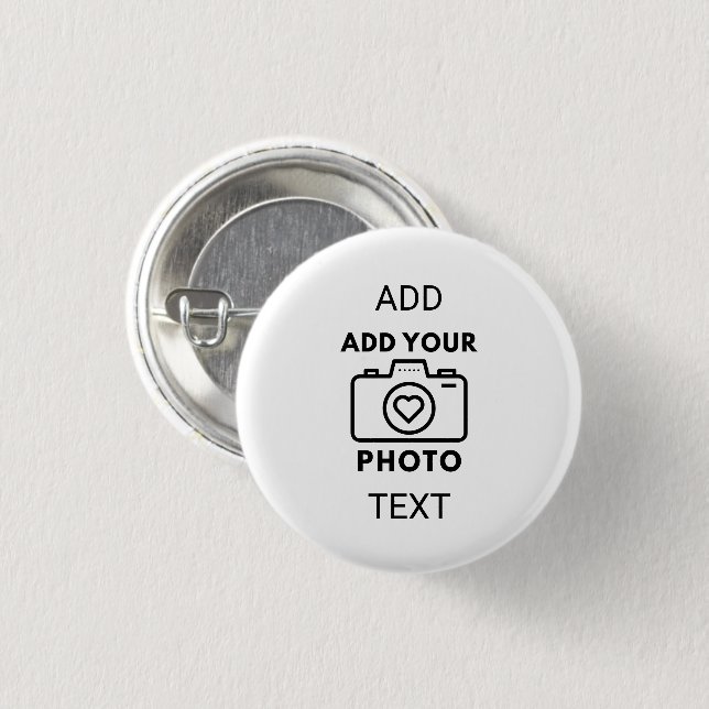 Chapa Redonda De 2,5 Cm Crea tu propio evento totalmente personalizable (Anverso y reverso)