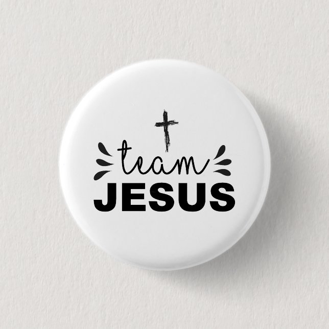 Chapa Redonda De 2,5 Cm cristiano (Anverso)