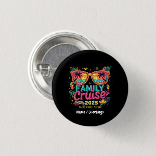 Chapa Redonda De 2,5 Cm Crucero Familiar 2025 Creando Recuerdos Juntos