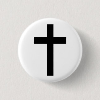CHAPA REDONDA DE 2,5 CM "CRUZ CRISTIANA "