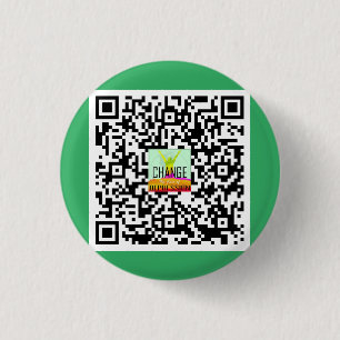 Chapa Redonda De 2,5 Cm CTFOD Volunteer QR Code Representar_ Button