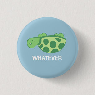Chapa Redonda De 2,5 Cm Cualquier tortuga