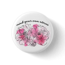 cuidado con tu propio útero (flores rosas)