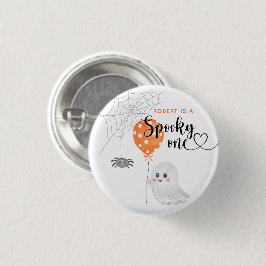 Chapa Redonda De 2,5 Cm Cumpleaños Acuarela Spooky One 1