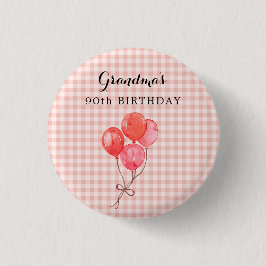Chapa Redonda De 2,5 Cm Cumpleaños de la abuela