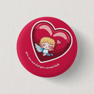 Chapa Redonda De 2,5 Cm Cupido