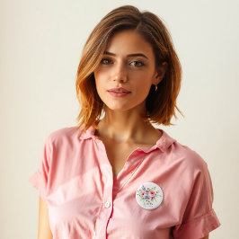 Chapa Redonda De 2,5 Cm Custom badge,  Event pin, Wedding gift