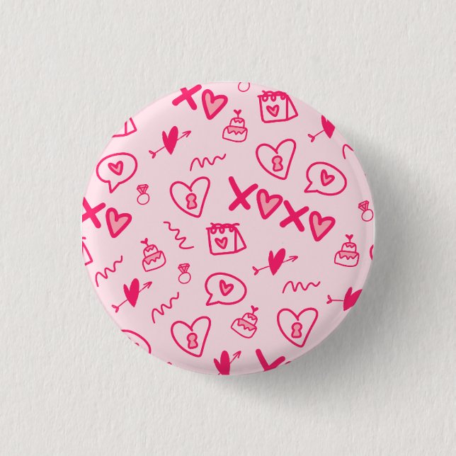 Chapa Redonda De 2,5 Cm cute (Anverso)