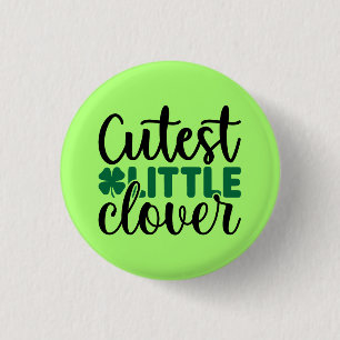 Chapa Redonda De 2,5 Cm Cutest Little Clover Charm-60277