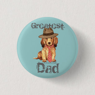 Chapa Redonda De 2,5 Cm Dachshund Dad