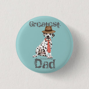 Chapa Redonda De 2,5 Cm Dalmatian Dad