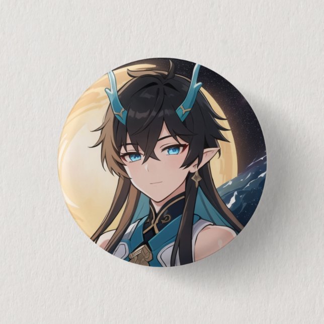 Chapa Redonda De 2,5 Cm Dan Heng from HSR (Anverso)