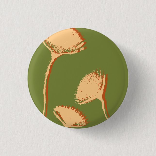 Chapa Redonda De 2,5 Cm Dandelion Pop (Anverso)