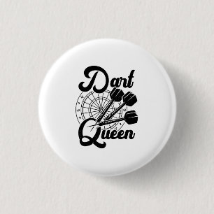 Chapa Redonda De 2,5 Cm Dart Queen