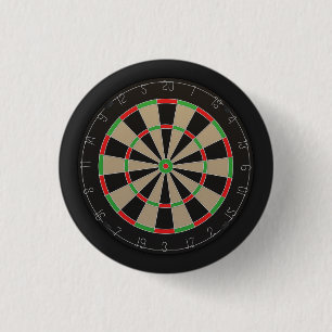 Chapa Redonda De 2,5 Cm Dartboard Lover