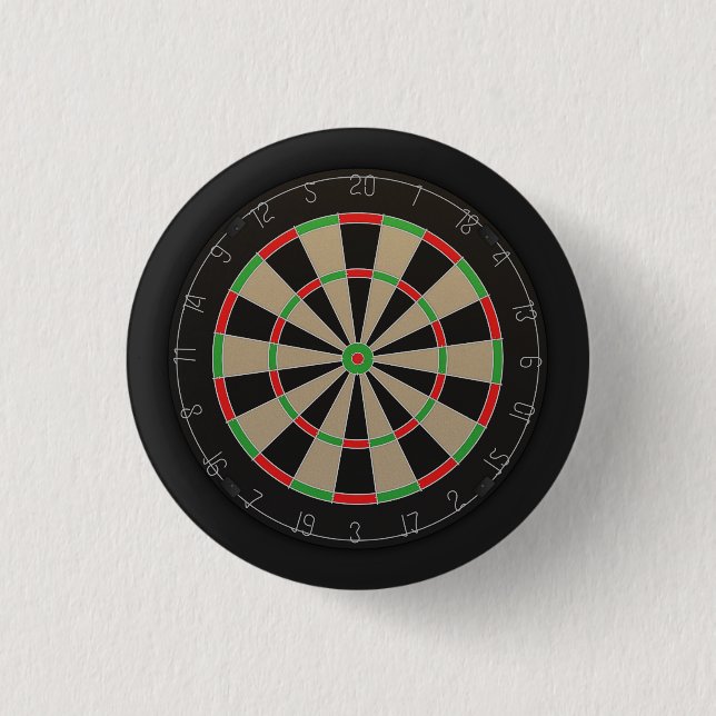 Chapa Redonda De 2,5 Cm Dartboard Lover (Anverso)