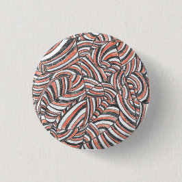 Chapa Redonda De 2,5 Cm Darya | Arte abstracto dibujado a mano