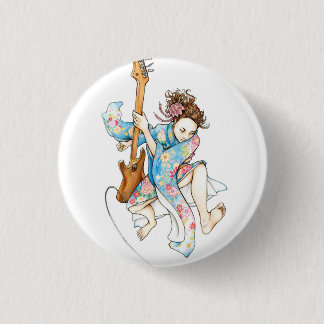 Chapa Redonda De 2,5 Cm "Dé vuelta" al Pin original salvaje de la sala de