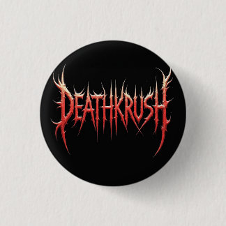 Chapa Redonda De 2,5 Cm Deathkrush - Pin button