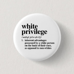Chapa Redonda De 2,5 Cm Definición de privilegios blancos